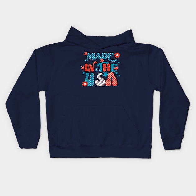 Made in the USA Kids Hoodie by Designs by Ira